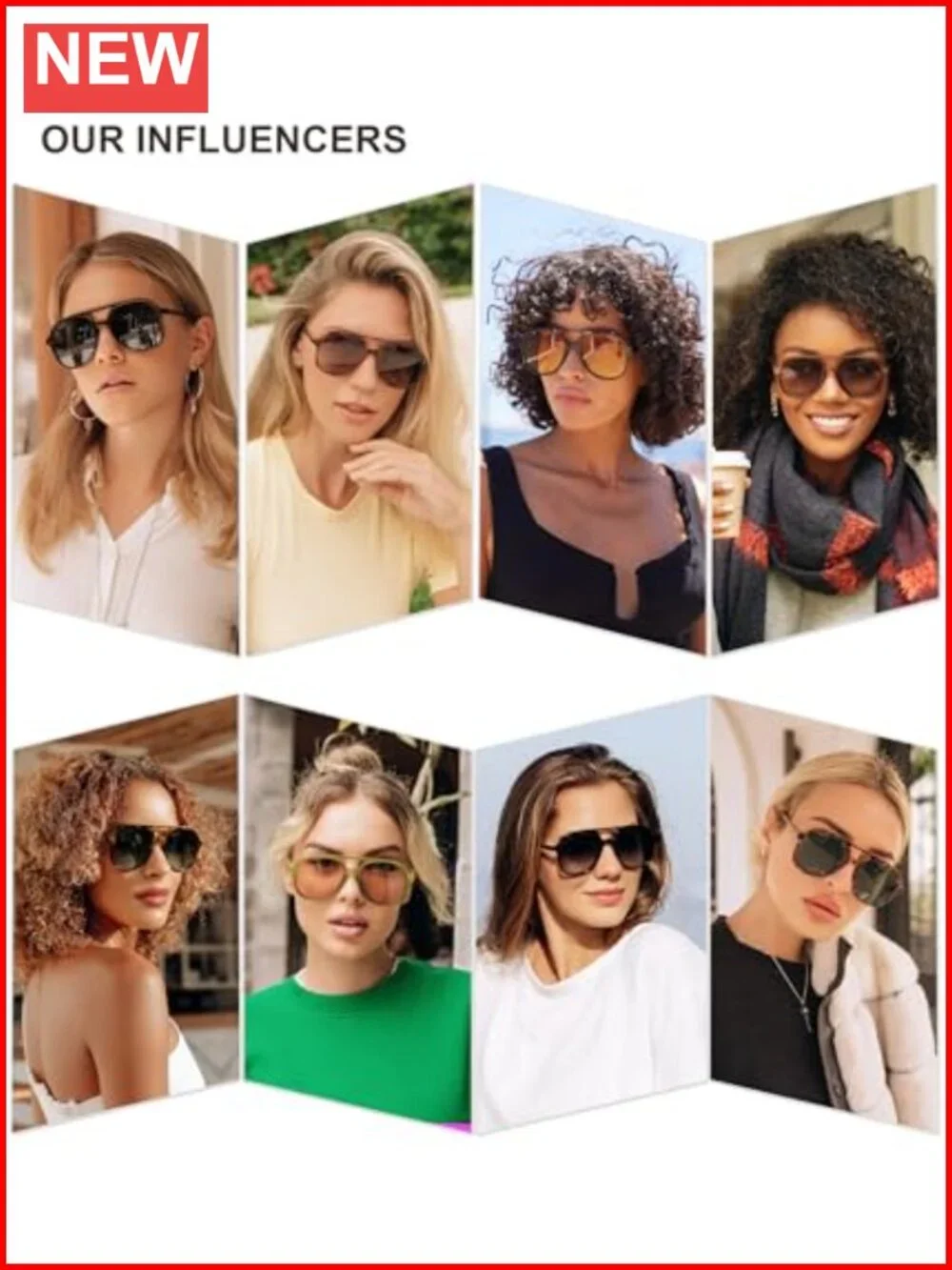 Retro Polarized Aviator Sunglasses Square Frame UV Protection